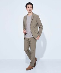 JUST fit 吸水速乾抗皺修身成套西裝