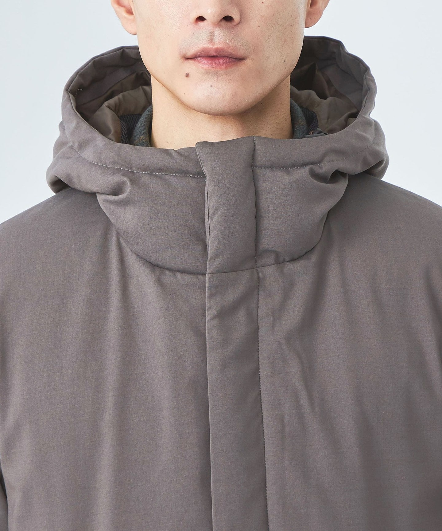 防潑水連帽羽絨大衣｜outlet green label relaxing｜UNITED ARROWS LTD