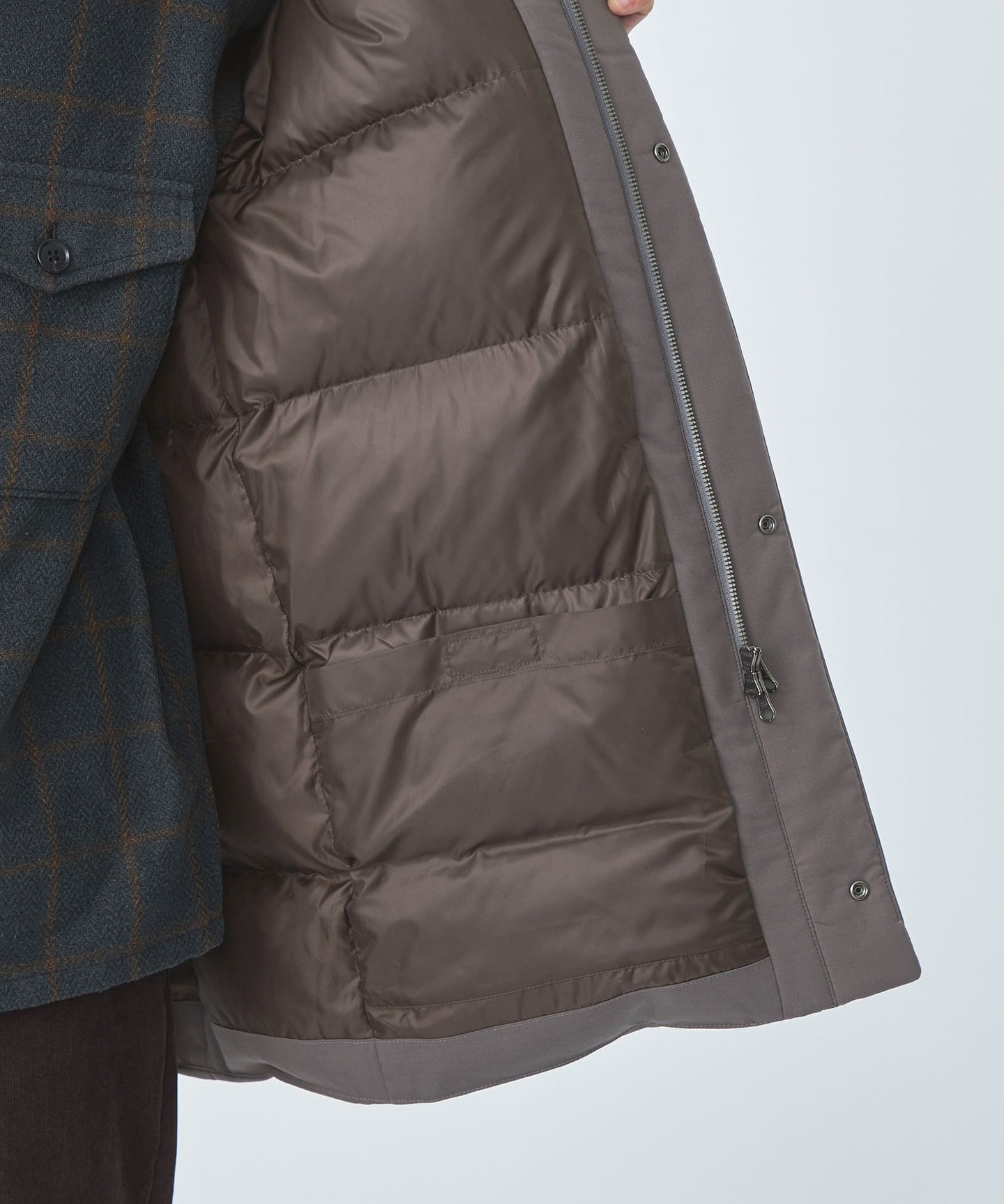 防潑水連帽羽絨大衣｜outlet green label relaxing｜UNITED ARROWS LTD