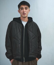 鋪棉正反兩用拉鍊短外套