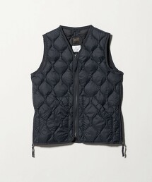 ＜TAION＞ SOFT SHELL V領雙拉鍊羽絨背心