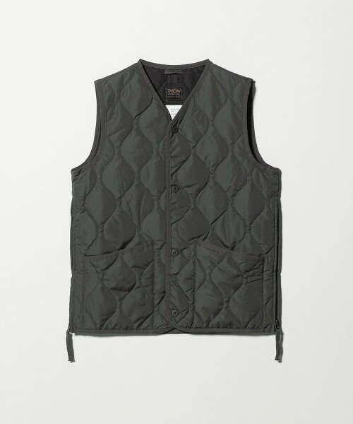 ＜TAION＞V領4釦背心