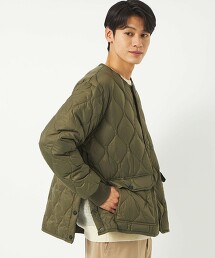 ＜TAION＞MILITARY 寬版圓領羽絨外套