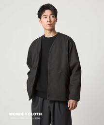 WONDER CLOTH 無領彈性開襟衫