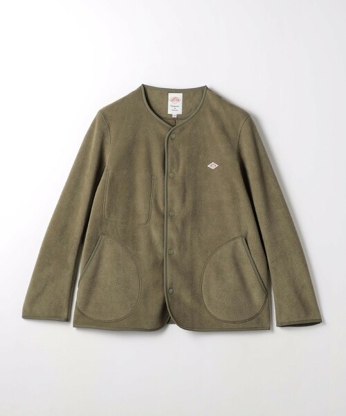 ＜DANTON＞短絨毛 壓釦 外套