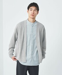 亞麻畦編輕便開襟衫