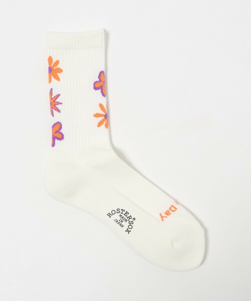 【特別訂製】＜ROSTER SOX＞花朵襪子 日本製