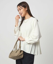 蜜粉垂墜系列 彈性打摺罩衫