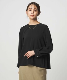 蜜粉垂墜系列 彈性打摺罩衫