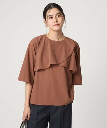 披肩7分袖罩衫