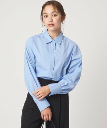 仿珍珠鈕扣襯衫