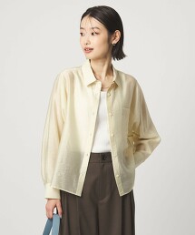 空氣感透膚涼感長袖襯衫