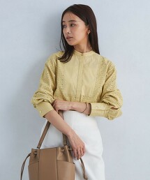 立領蕾絲襯衫