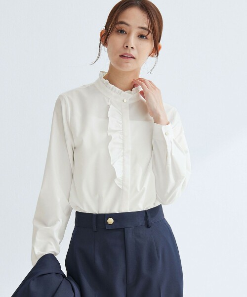 抗UV 荷葉邊細節罩衫