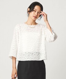 豹紋緹花罩衫