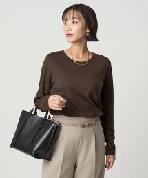 ＜1_OF MINE＞天竺長袖上衣 日本製