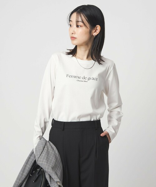 LOGO 長袖上衣 日本製