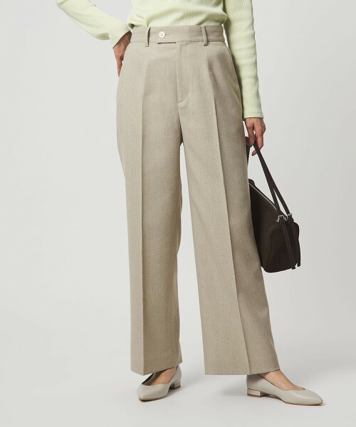 Greed 混色直筒西裝褲