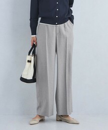 仿亞麻彈性長褲