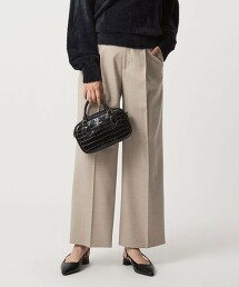 KICHINTO 薩克森毛呢寬褲