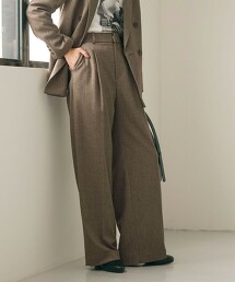 粗紡彈性直筒褲