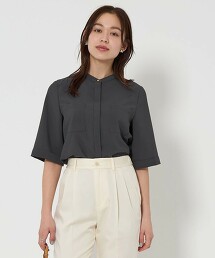 乾爽口袋短袖襯衫