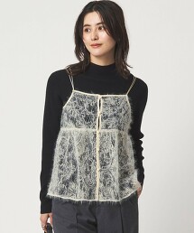 透膚蕾絲吊帶背心