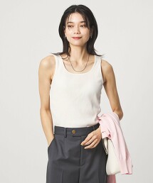 亮澤羅紋坦克背心