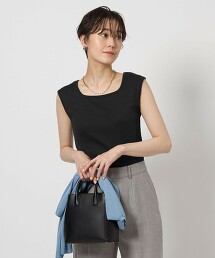 亮澤羅紋法式袖抗菌上衣