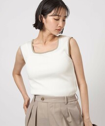 亮澤羅紋法式袖抗菌上衣