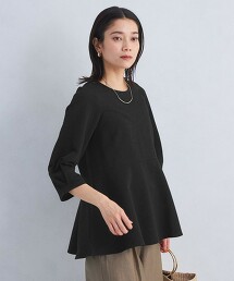 泡泡紗蛋糕下擺上衣