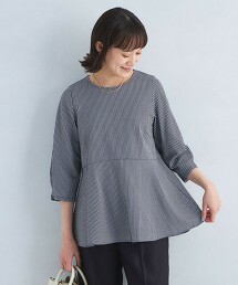 泡泡紗蛋糕下擺上衣