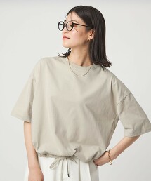 ＜at ease＞抽繩上衣 涼感 抗UV 遮熱