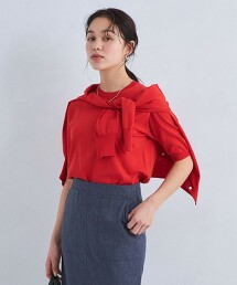 蝙蝠短袖針織衫