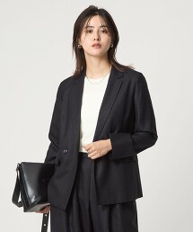 輕薄空氣感雙排扣西裝外套
