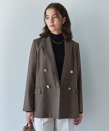 Greed 斜紋雙排釦西裝外套
