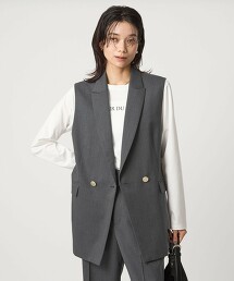 Greed 斜紋西裝背心