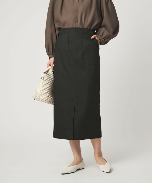 Daily Chic 紗羅織物窄裙