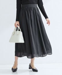 空氣感抓皺長裙