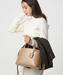 2WAY拼接抽繩托特包