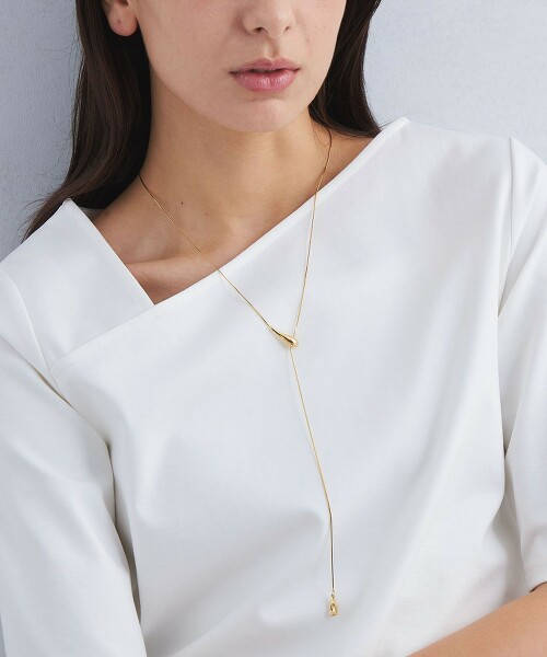 蛇形鍊 水滴型一片式項鍊