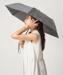 ＜because＞拼色摺疊陽傘