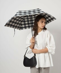 ＜because＞拼色摺疊陽傘