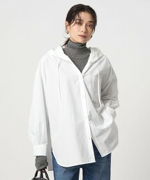 砂洗連帽襯衫
