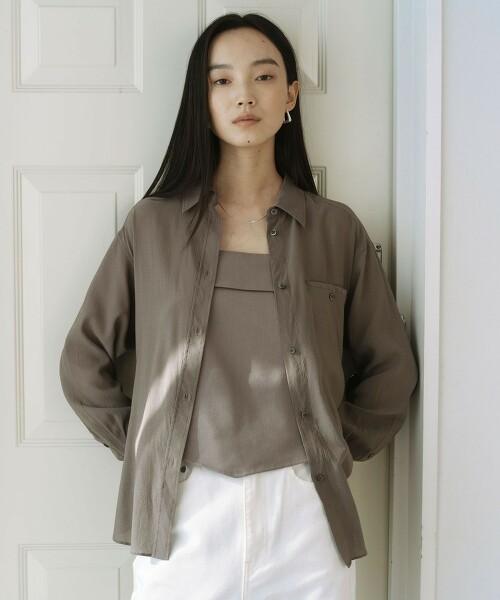 ＜SEASONAL COLLECTION＞透膚襯衫