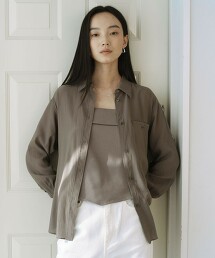 ＜SEASONAL COLLECTION＞透膚襯衫