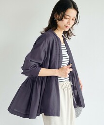 【結論系列】巴厘紗皺褶罩衫