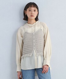 光澤立領襯衫