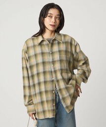 【特別訂製】＜UNIVERSAL OVERALL＞仿舊格紋襯衫