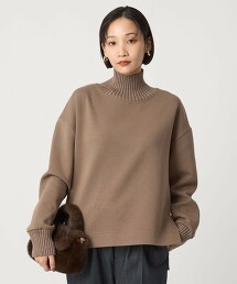 瓦楞羅紋高領上衣